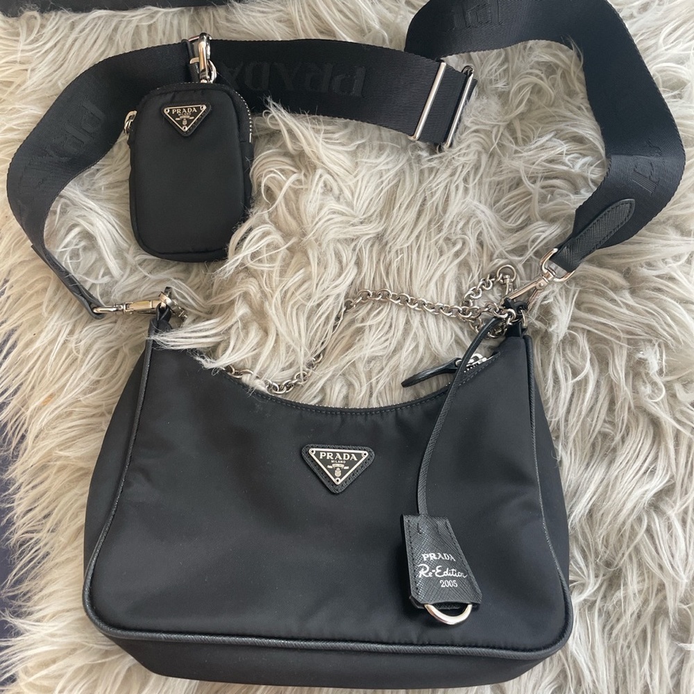 Authentic Nylon Reedition 2005 black bag